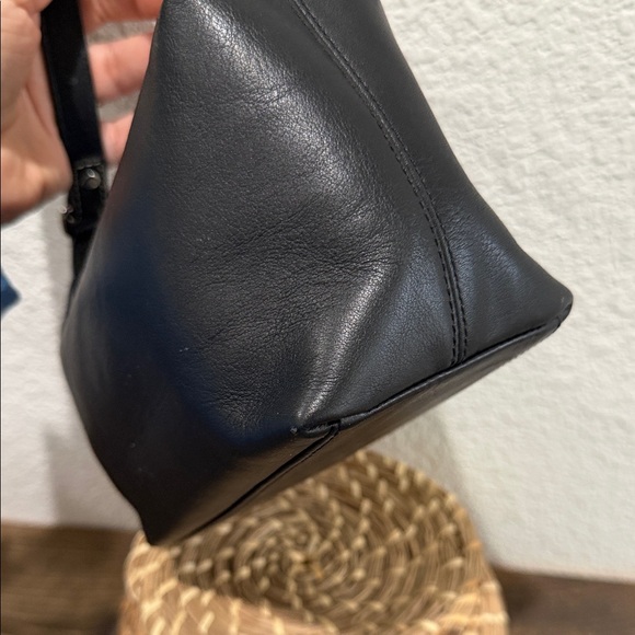 Mini Coach Black Leather Bag - Picture 6 of 14